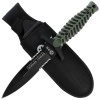 Nóż boot K25 Tactical Green ABS-Rubber, Titanium Coated (32207)