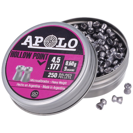 Apolo - Śrut Hollow Point 4.5 mm, 250 szt. 0.60g/9.0gr (19201)