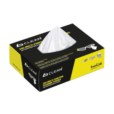 Bolle - Chusteczki czyszczące do okularów B-Clean B401 - 200 sztuk - PACMPCT