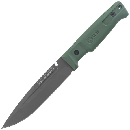 Nóż K25 RK-32756 Green Rubber, Titanium-Coated 4Cr13Mov