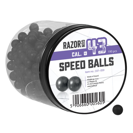 RazorGun - Kule gumowe RGun kal. .43 / 190 szt. do Umarex M&P9c TPM1 PPQ