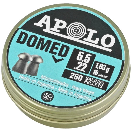 Apolo - Śrut Domed 5.52 mm, 250 szt. 1.03g/16.0gr (19916-2)