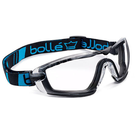 Okulary Ochronne z gumką Bolle Safety - COBRA - Clear - COBFSPSI