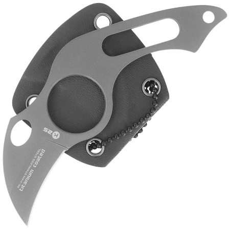 Nóż na szyję K25 Neck Knife Black Titanium 7Cr17MoV (32849)