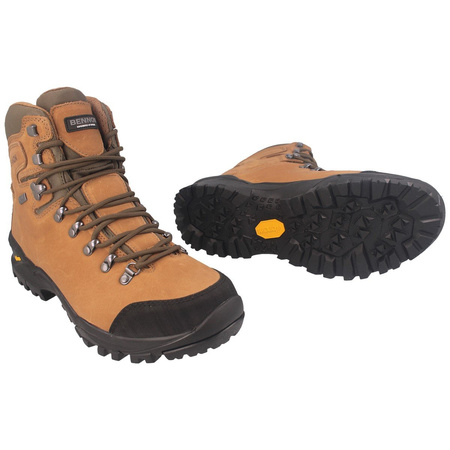 Bennon - Buty trekkingowe Terenno High Vibram - Brązowe (Z60243)