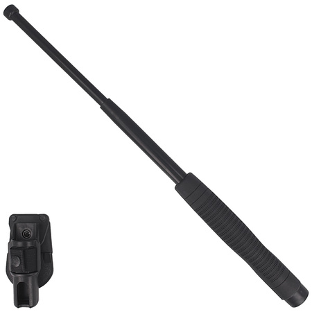 Pałka teleskopowa hartowana ESP Ergonomic 18'' Fobus (EXB-18HE BLK BH-24)