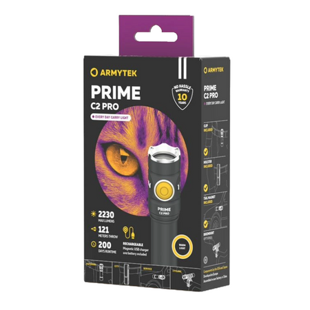 Latarka Armytek PRIME C2 PRO MAGNET USB White