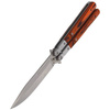 Nóż składany Balisong (motylek) Marinez Albainox wood 100 mm - 02071