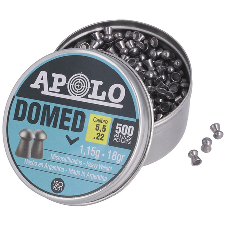Apolo - Śrut Domed 5.5 mm, 500 szt. 1.15g/18.0gr (19915)