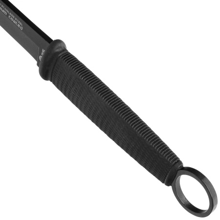 Nóż K25 Tactical Botero Tanto Black Rubber, Black Titanium 7Cr17Mov (31891)
