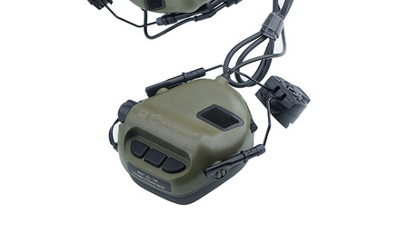 Zestaw słuchawkowy Earmor - M32H Tactical do hełmów - Czarny