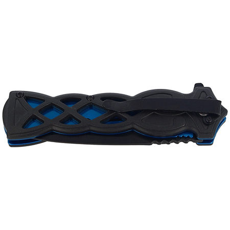 Nóż CJH Herbertz Solingen Black/Blue, Black Blade (44008)