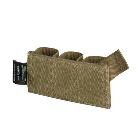 Helikon - Elastyczny insert na trzy magazynki pistoletowe Triple Elastic Insert - Olive Green - IN-TEL-PO-02