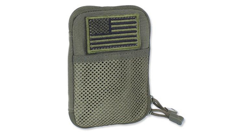 Organizer EDC Condor Pocket Pouch + US Flag Patch - Zielony OD - MA16-001