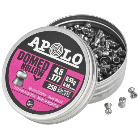 Apolo - Śrut Domed Hollow 4.5 mm, 250 szt. 0.55g/8.48gr (19202)