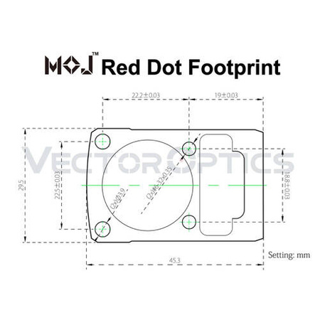 Vector Optics - Kolimator otwarty Frenzy 1x22x26 MOS - MRS - SCRD-M36