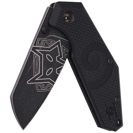 Nóż FOX Kea Black G10, Black Stonewashed N690Co by Jared Wihongi (FX-650)