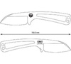 Nóż CRKT Ruger Cordite Compact R1301K