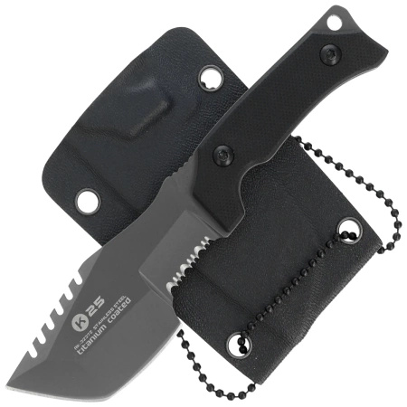 Nóż na szyję K25 Tactical Neck Knife Black G-10, Titanium Coated (32372)