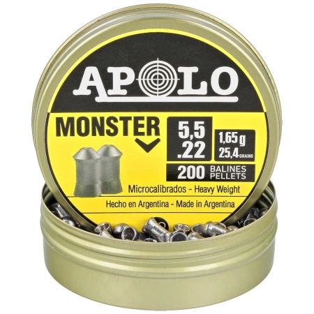 Apolo - Śrut Monster 5.5 mm, 200 szt. 1.65g/25.4gr (19931)