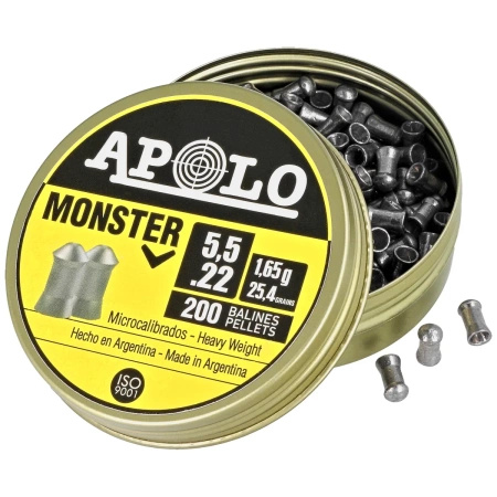 Apolo - Śrut Monster 5.52 mm, 200 szt. 1.65g/25.4gr (19931-2)