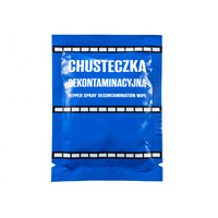 Chusteczka dekontaminacyjna - Neutralizuje działanie gazu pieprzowego
