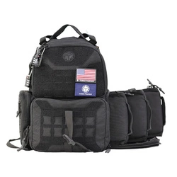 ThreePigeons - Plecak Tactical Shooting Range Backpack 40L Czarny